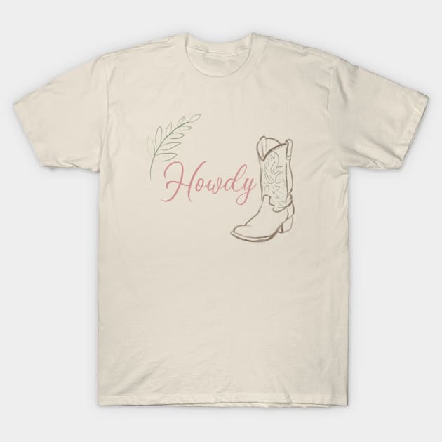 Howdy T-Shirt by cowboyknees